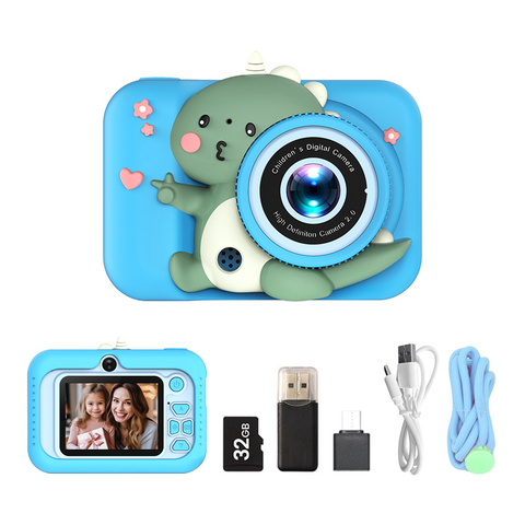 Kids Camera Toys for Boys/Girls Age 3-12 Years Old,48MP Dual Lens Kids Digital Camera Toddler Camera Christmas Birthday Gifts, 1080P HD Video Selfie Camera with 32G SD Card-Pink